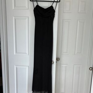 Betsy & Adam Black Maxi Dress